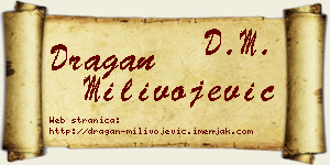 Dragan Milivojević vizit kartica